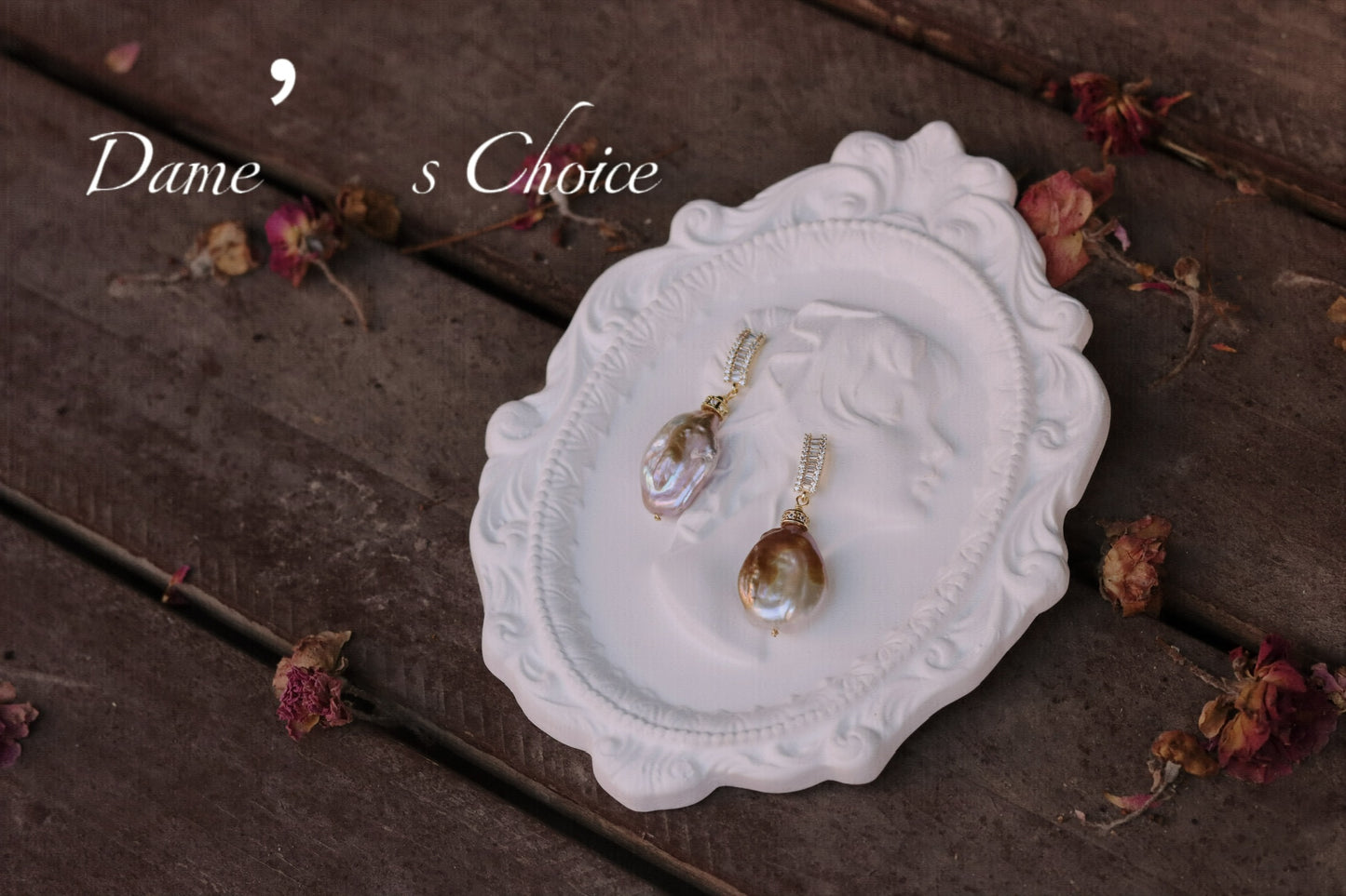 Timeless Grace- Vintage Pearl Drops