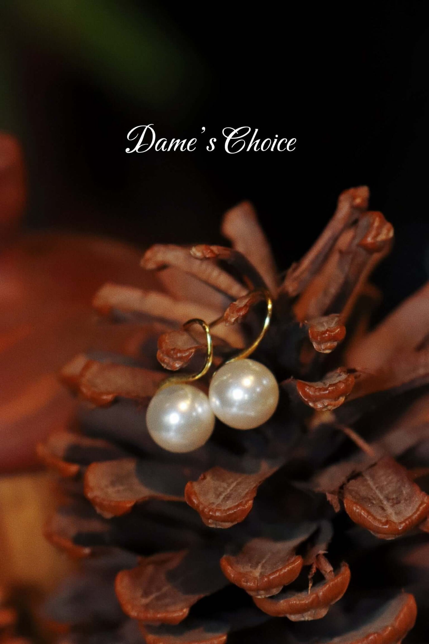 White Pearl Earrings