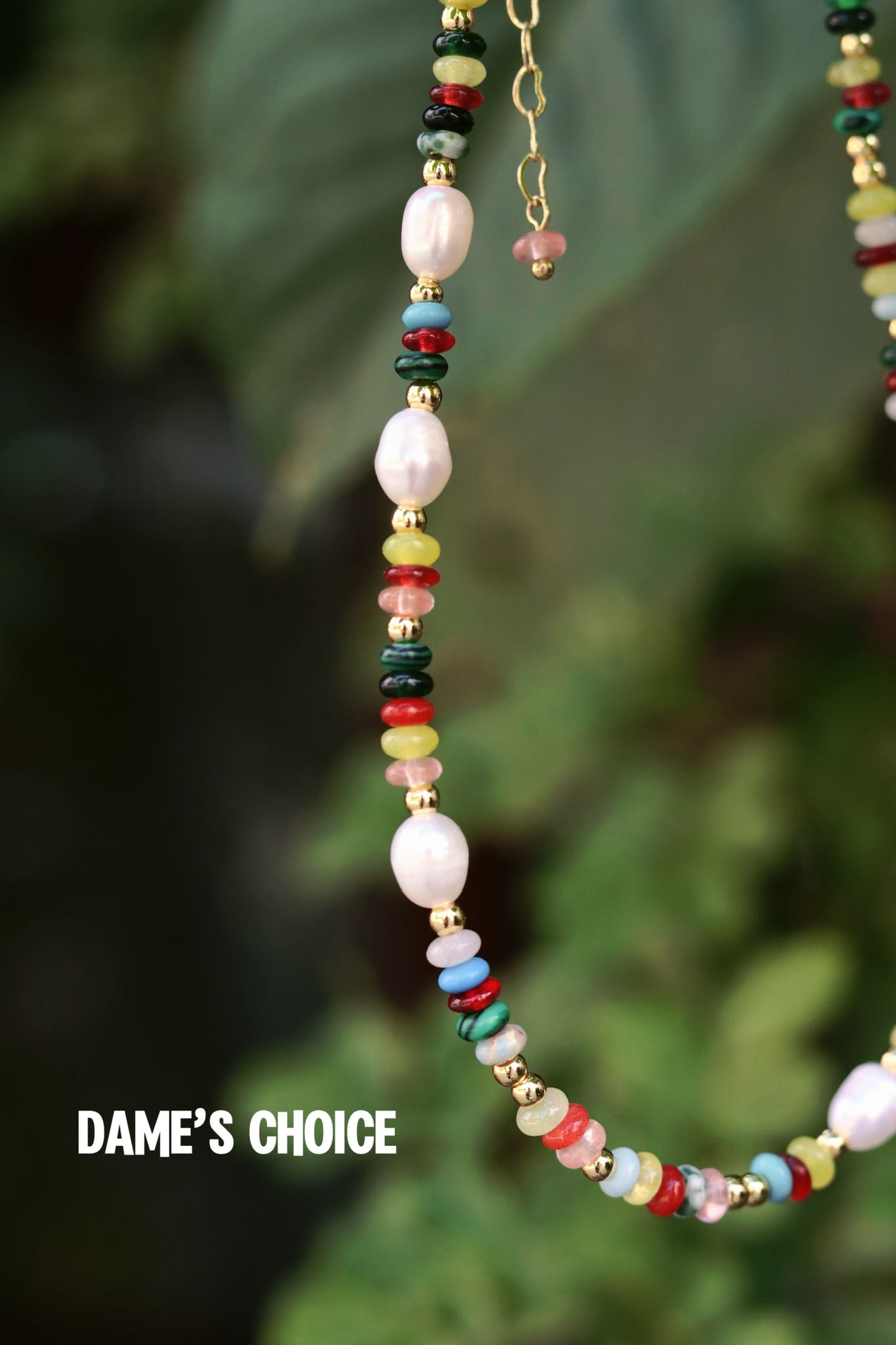Bohemian Harmony - Pearl & Gemstone Necklace