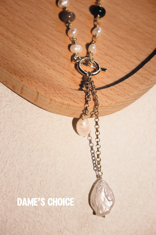 Baroque Pearl Drop Necklace